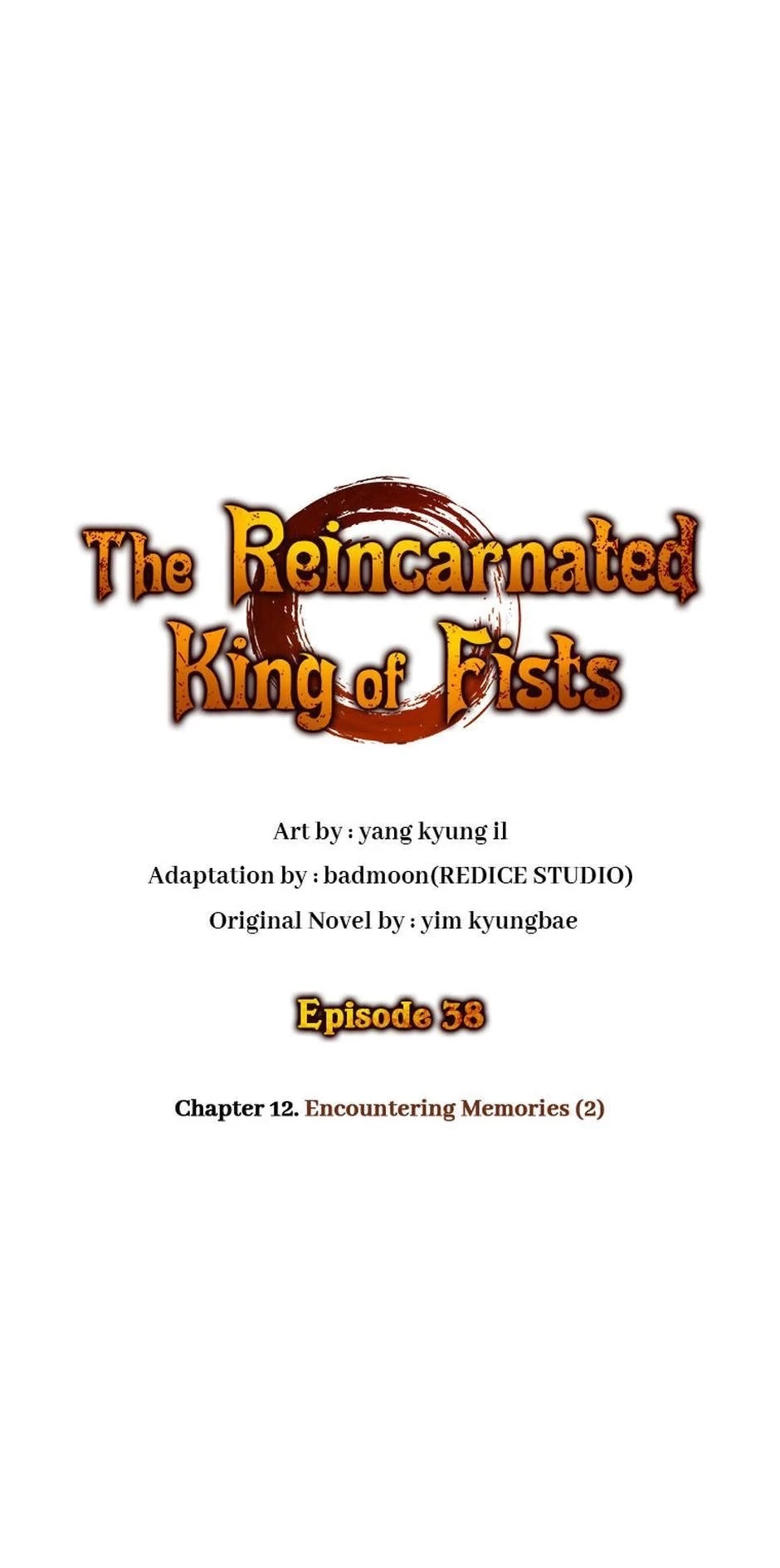 The Reincarnated King of Fists Chapter 38 - 1