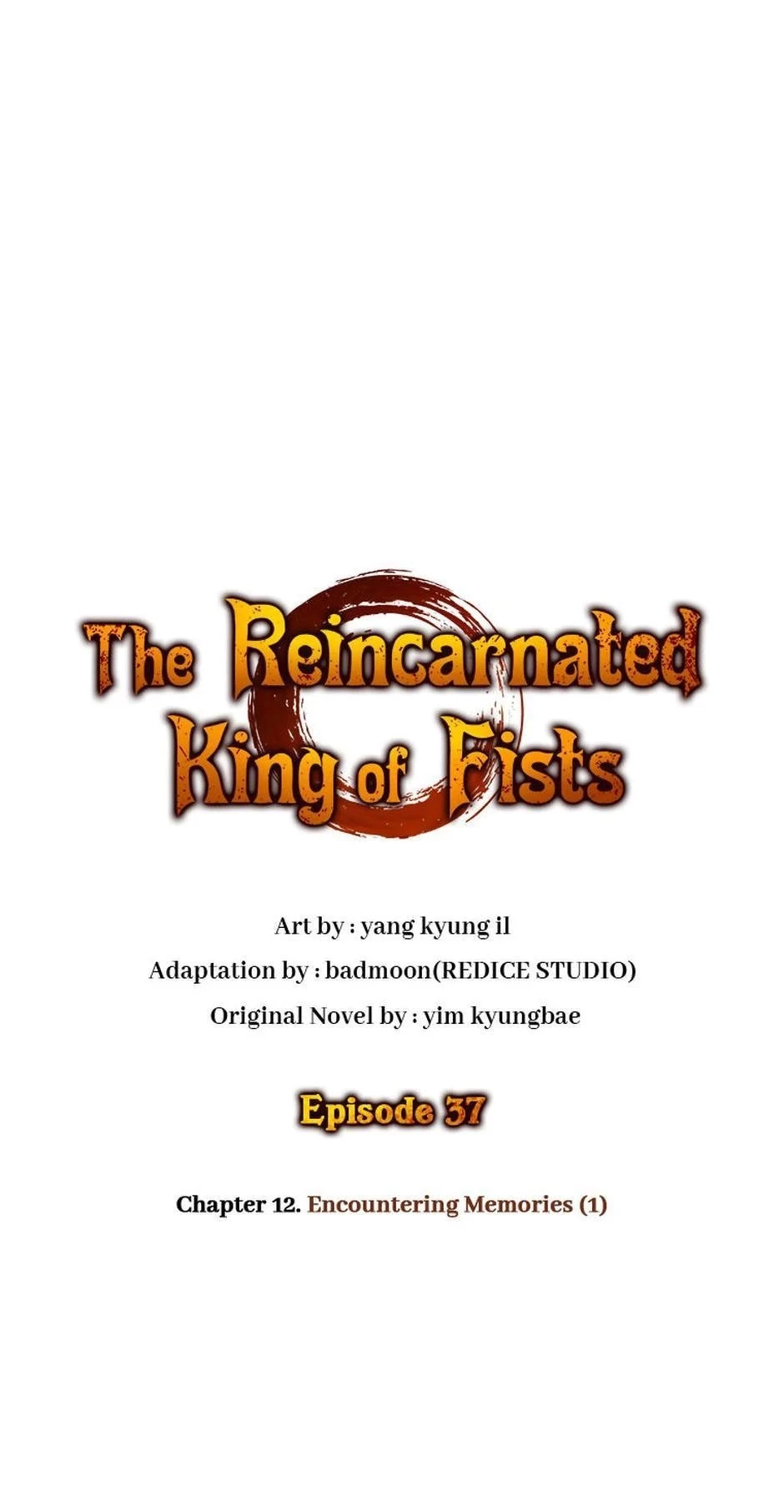 The Reincarnated King of Fists Chapter 37 - 1