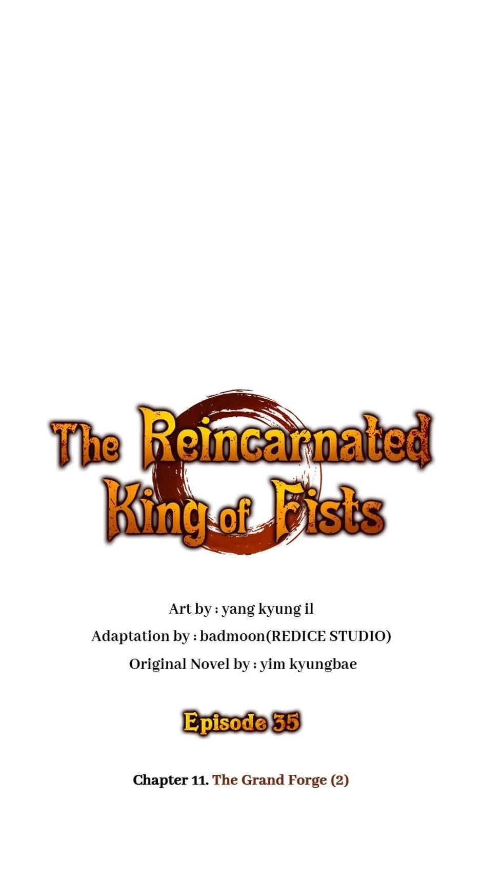 The Reincarnated King of Fists Chapter 35 - 1