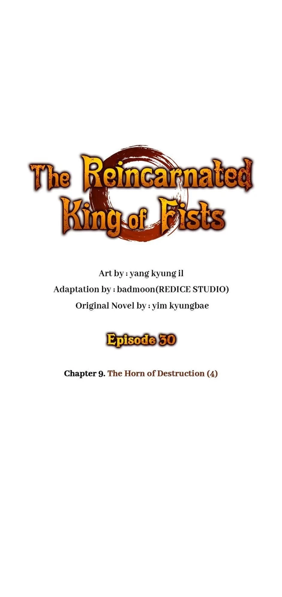 The Reincarnated King of Fists Chapter 30 - 1