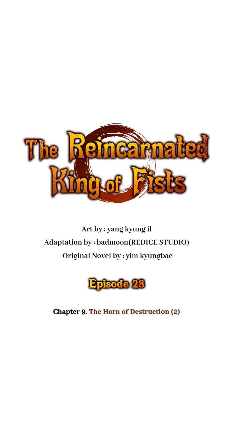 The Reincarnated King of Fists Chapter 28 - 1