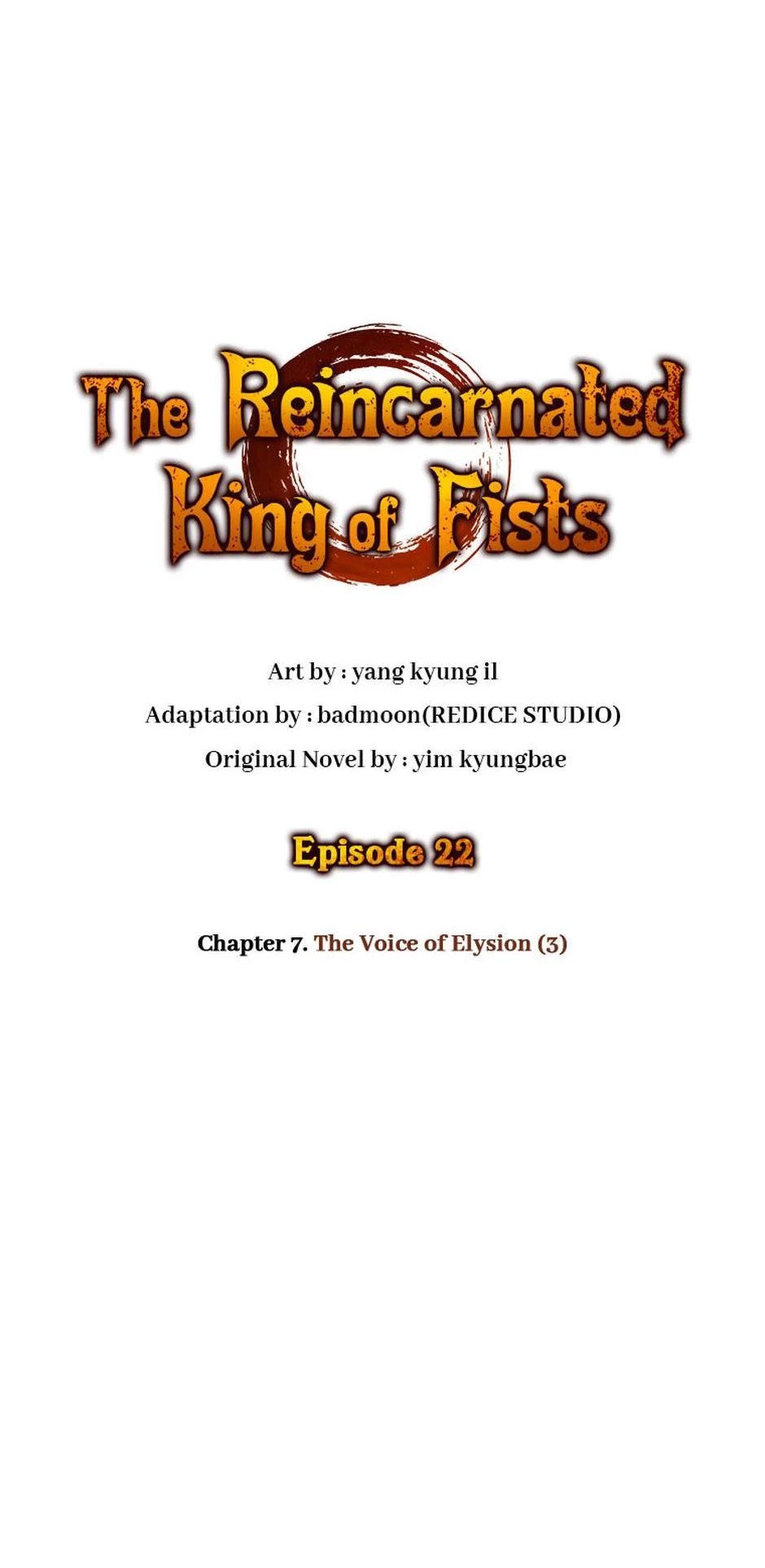 The Reincarnated King of Fists Chapter 22 - 8