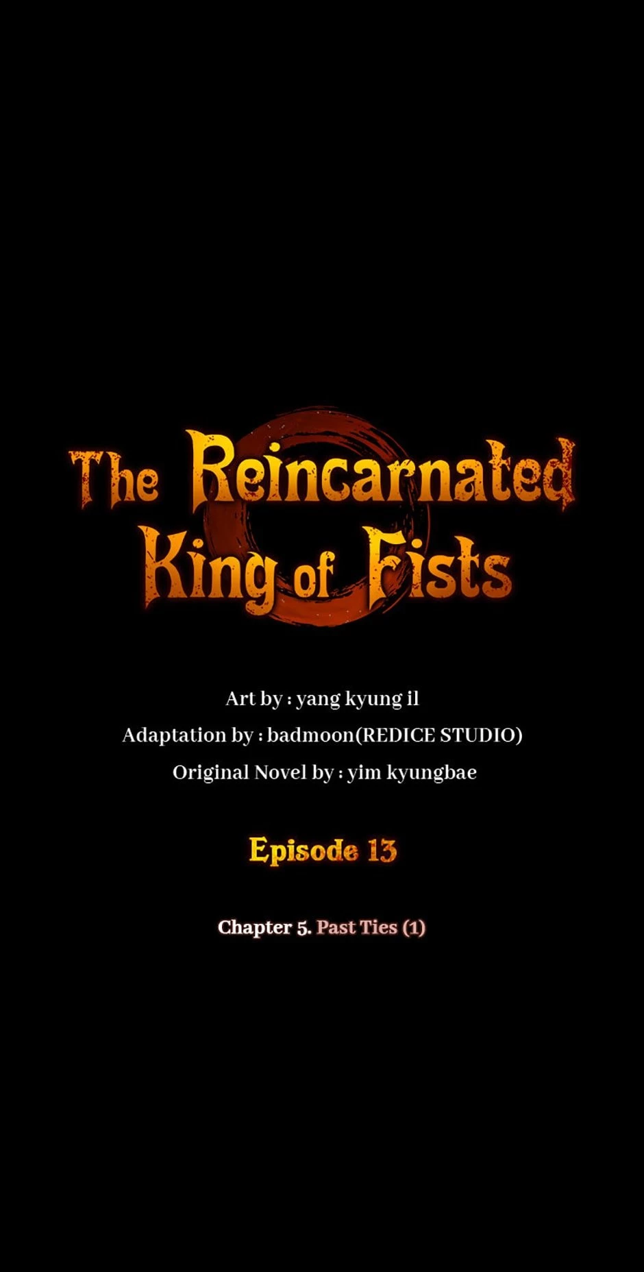 The Reincarnated King of Fists Chapter 13 - 1
