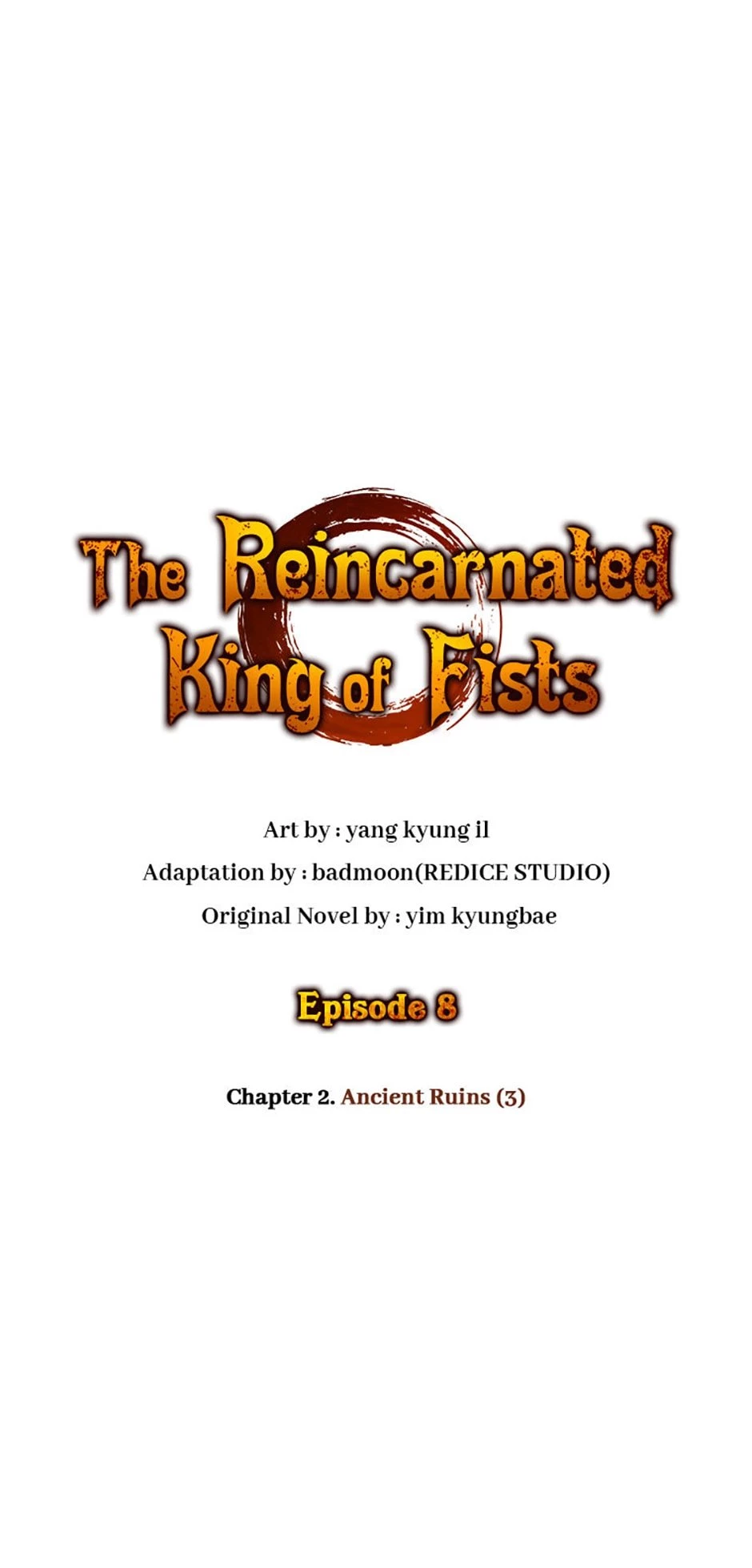 The Reincarnated King of Fists Chapter 8 - 1