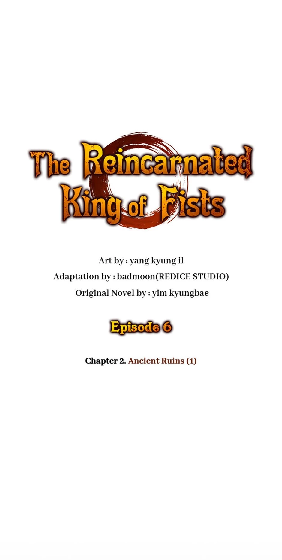 The Reincarnated King of Fists Chapter 6 - 1