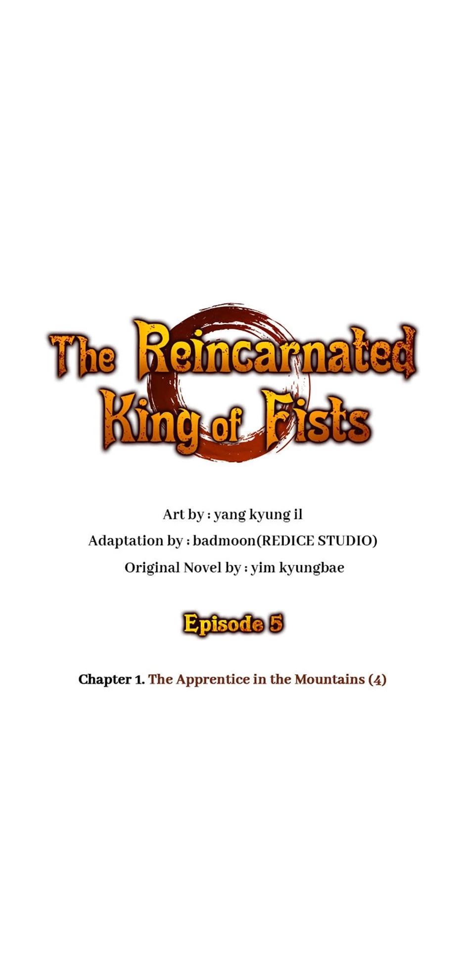 The Reincarnated King of Fists Chapter 5 - 1