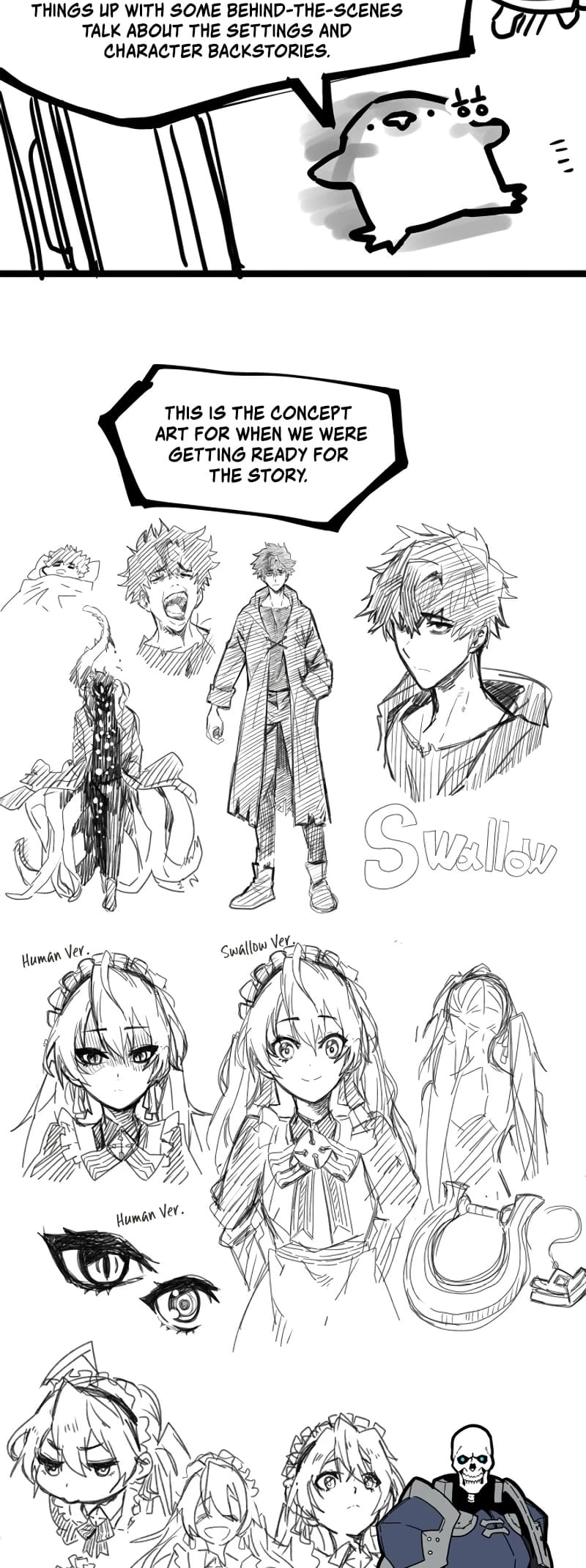 Act Like a Boss Monster, Mr. Swallow! Chapter 70.5 - 2