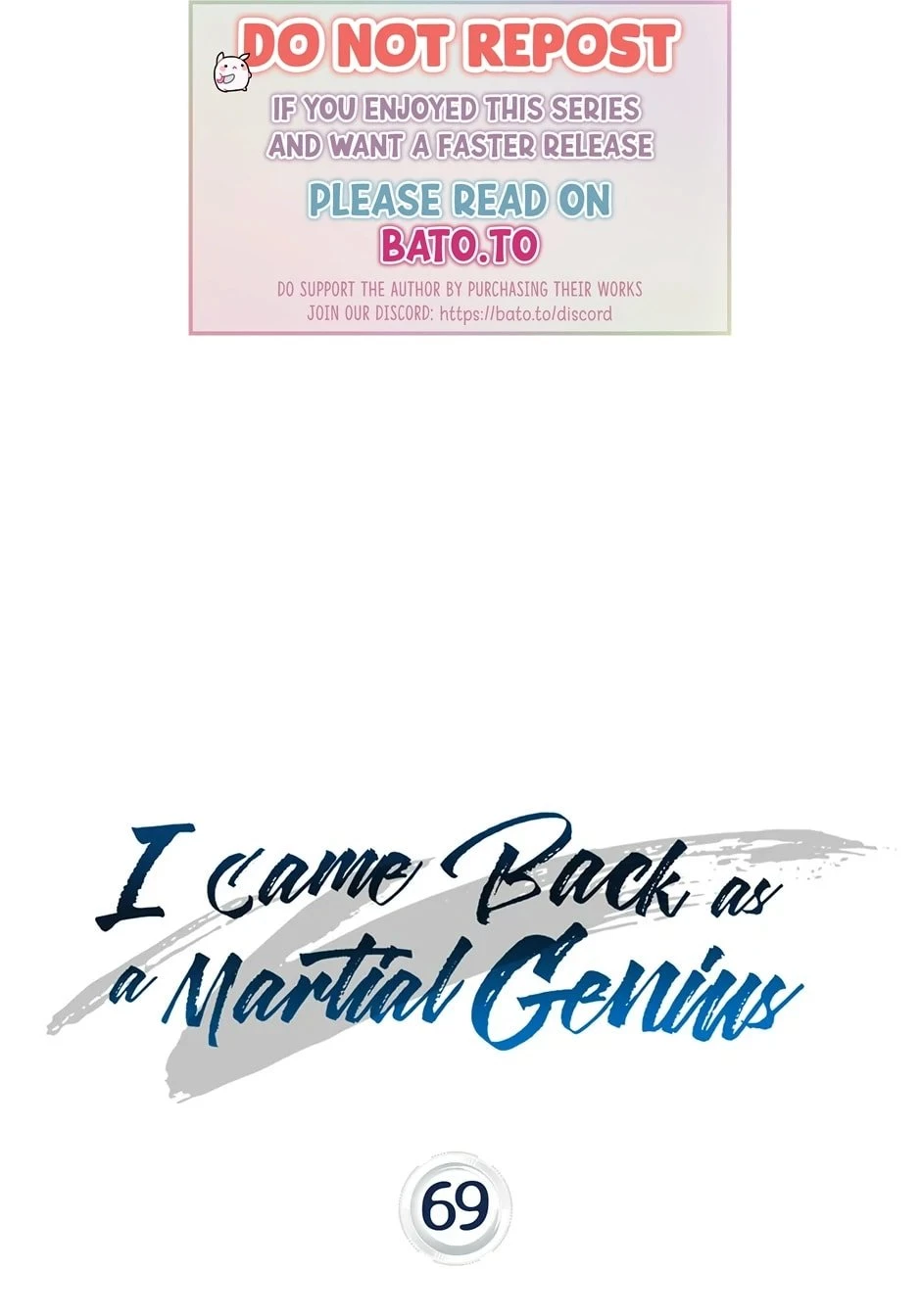 Returned as a Martial Genius Chapter 69 - 1