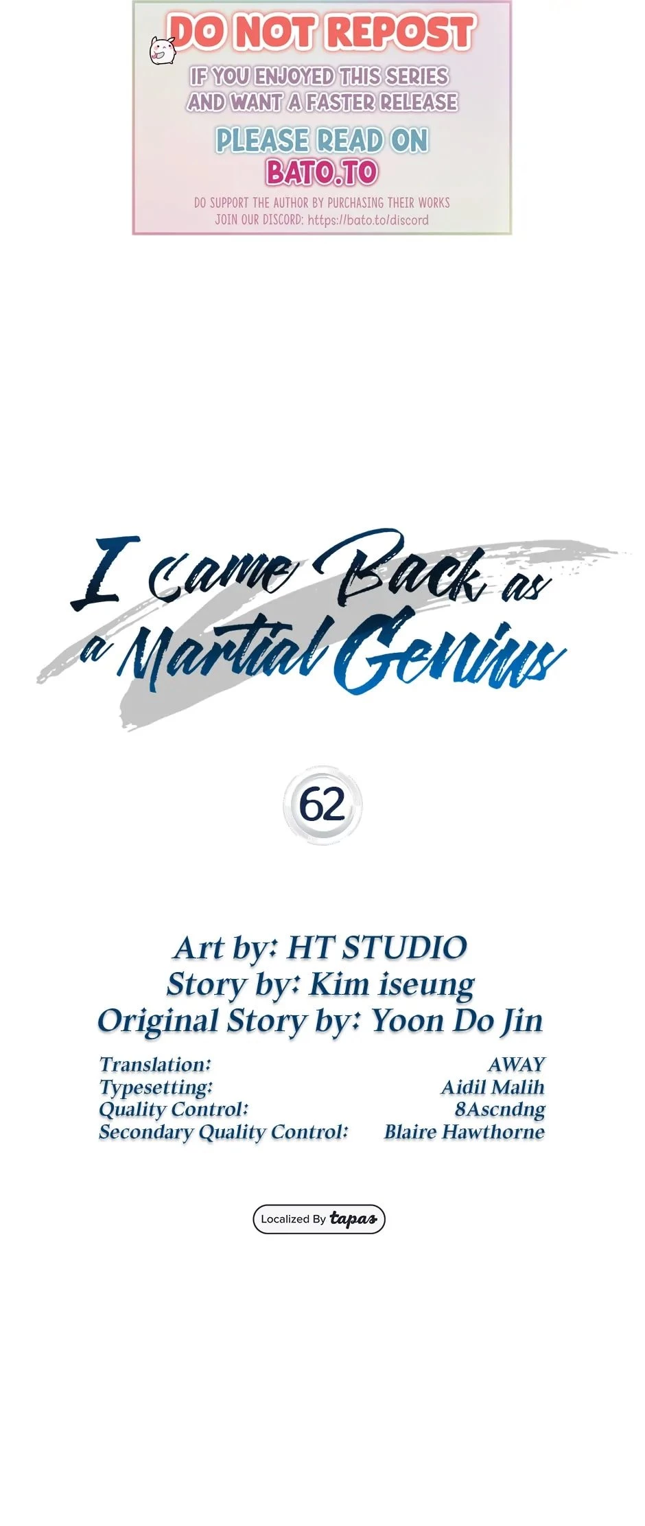Returned as a Martial Genius Chapter 62 - 1