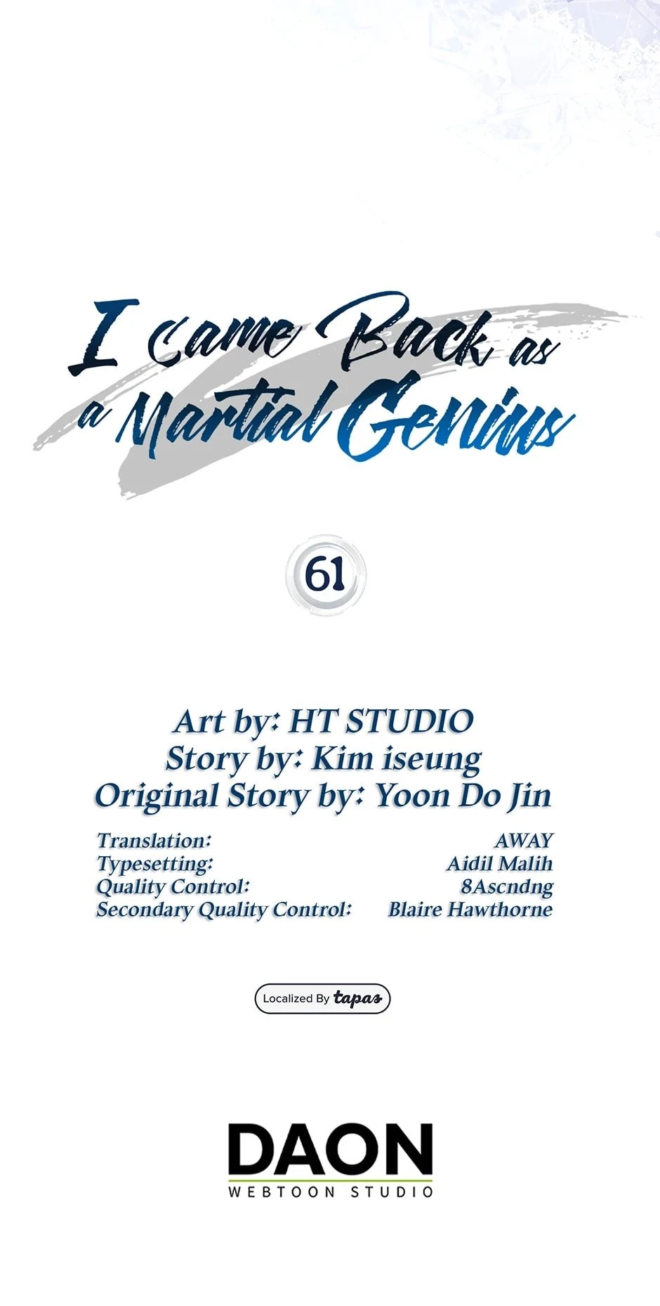 Returned as a Martial Genius Chapter 61 - 91