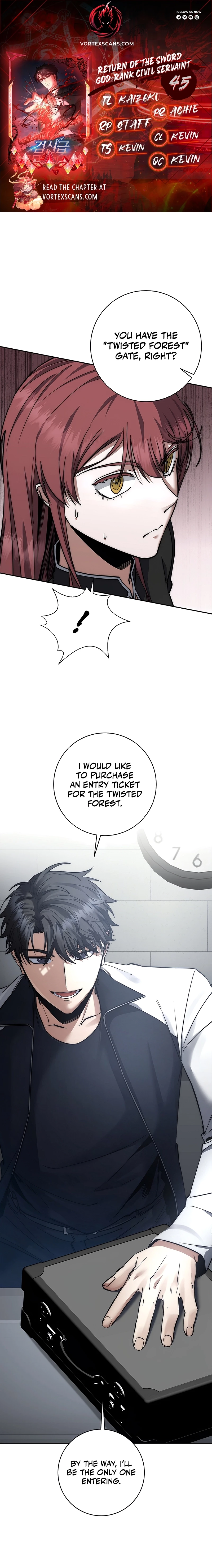 Return of the Sword God-Rank Civil Servant Chapter 45 - 1