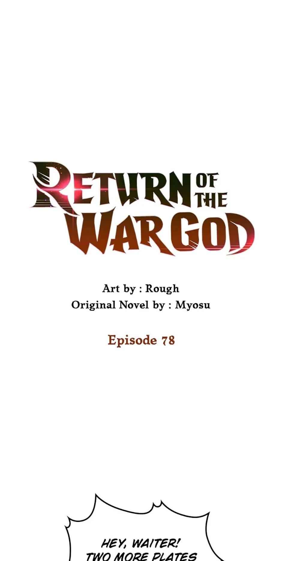 Return of the War God Chapter 78 - 1