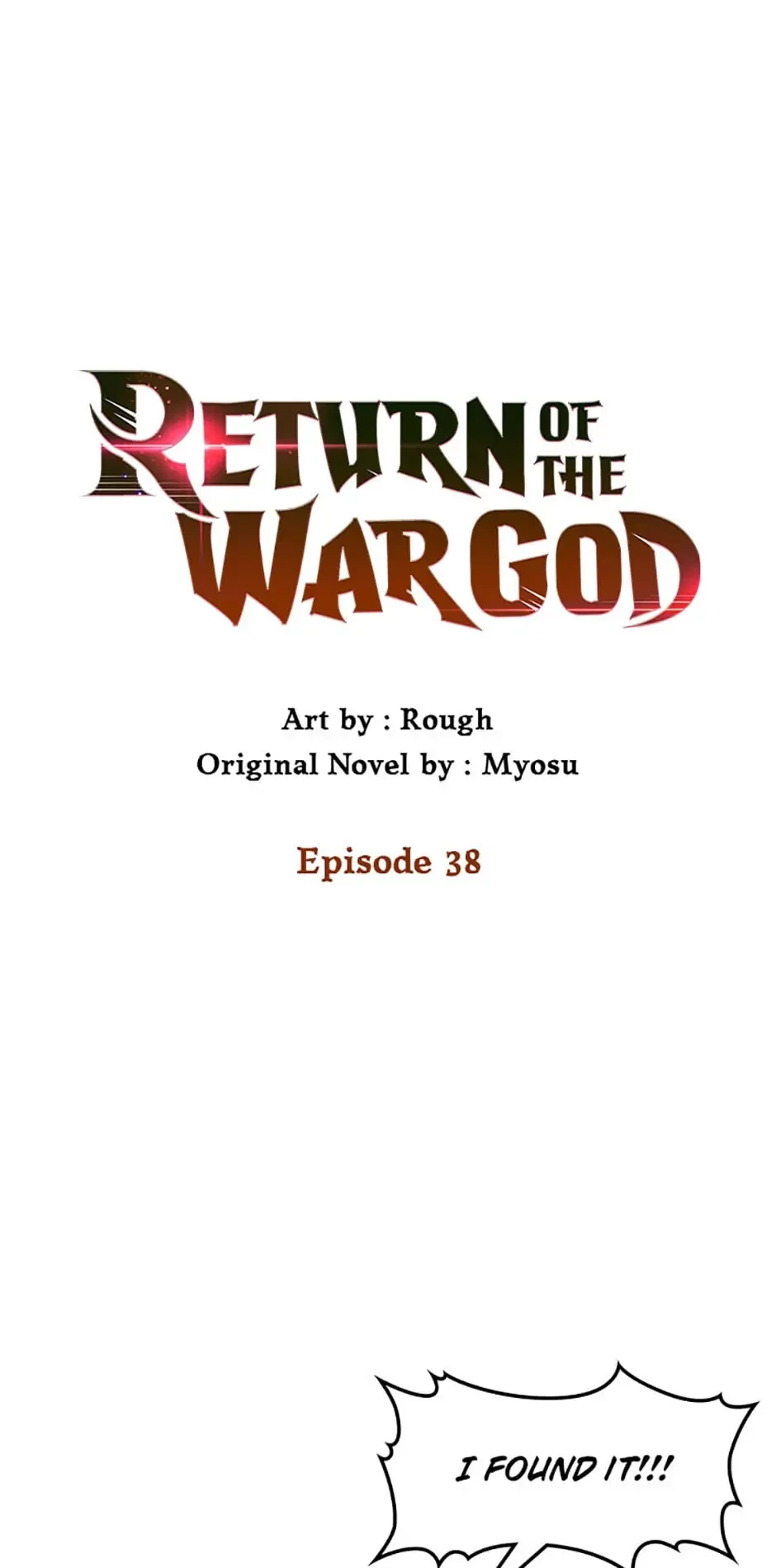 Return of the War God Chapter 38 - 1