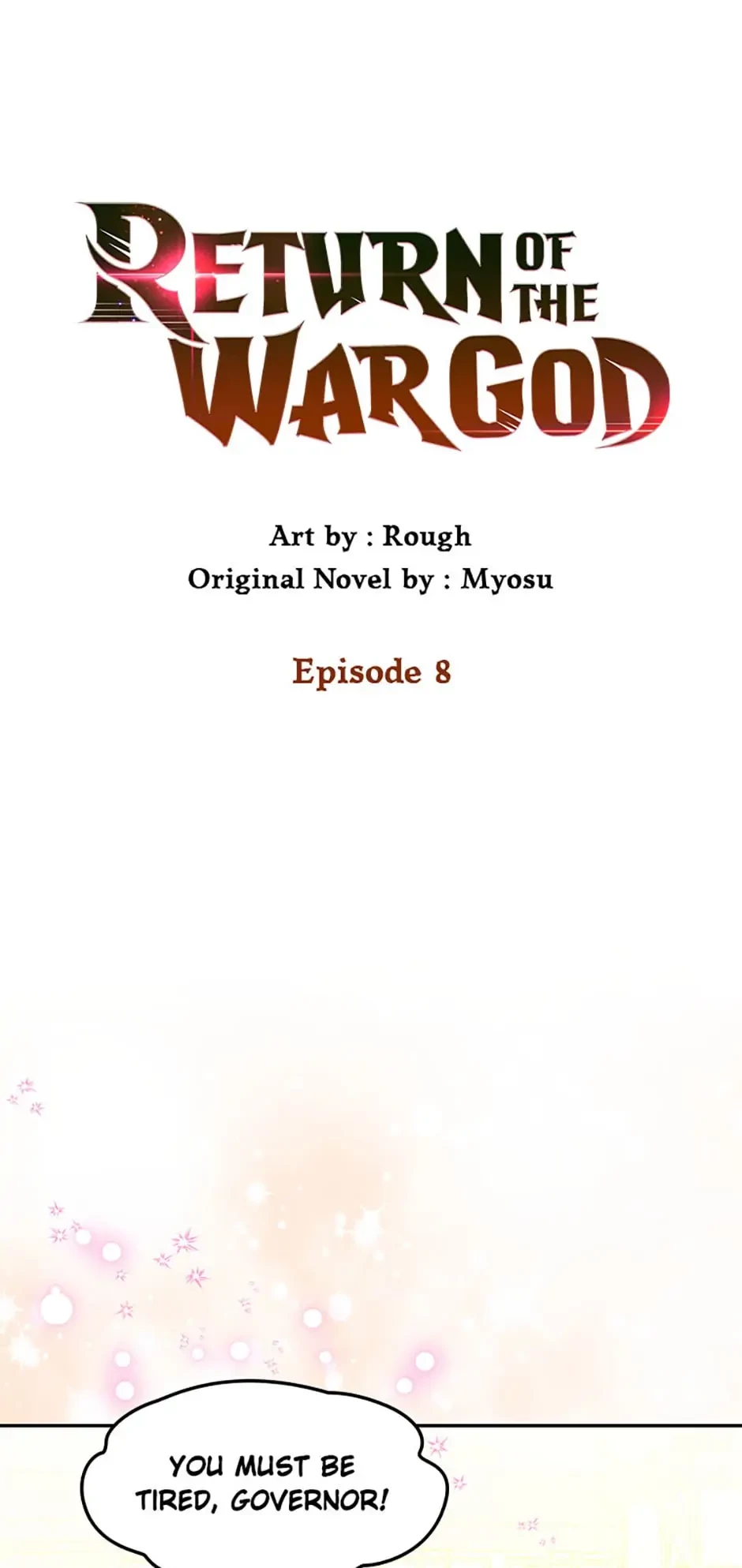 Return of the War God Chapter 8 - 1