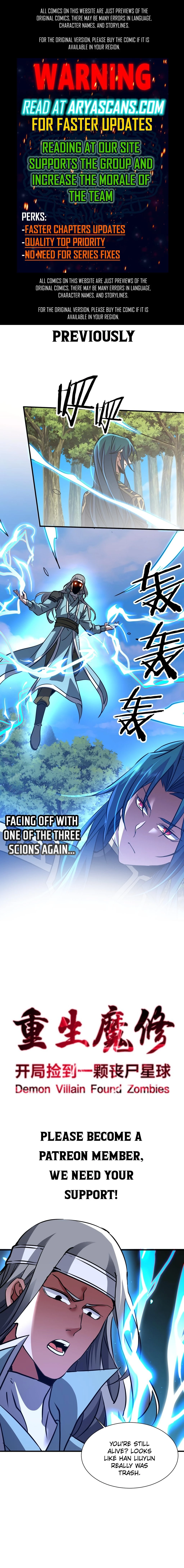 Reborn as a Demonic Cultivator: Starting with a Zombie Planet Chapter 38 - 1