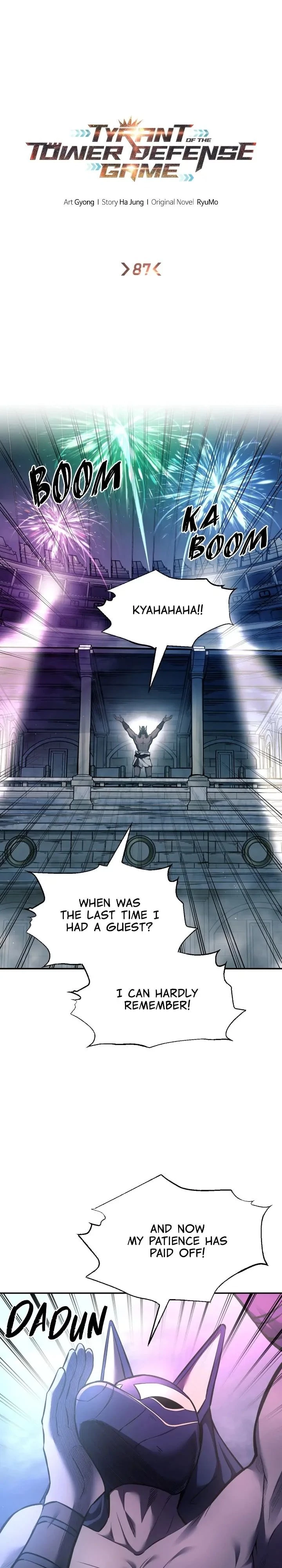 Tyrant of the Tower Defense Game Chapter 87 - 1