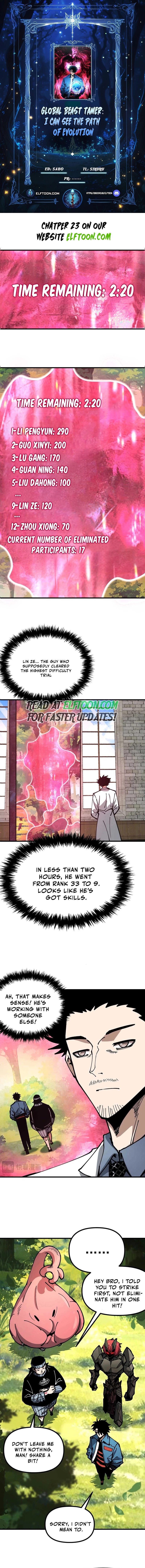 Global Beast Tamer: I Can See the Path of Evolution Chapter 22 - 1