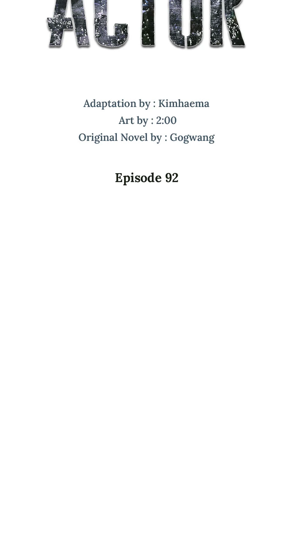 To Be an Actor Chapter 92 - 37