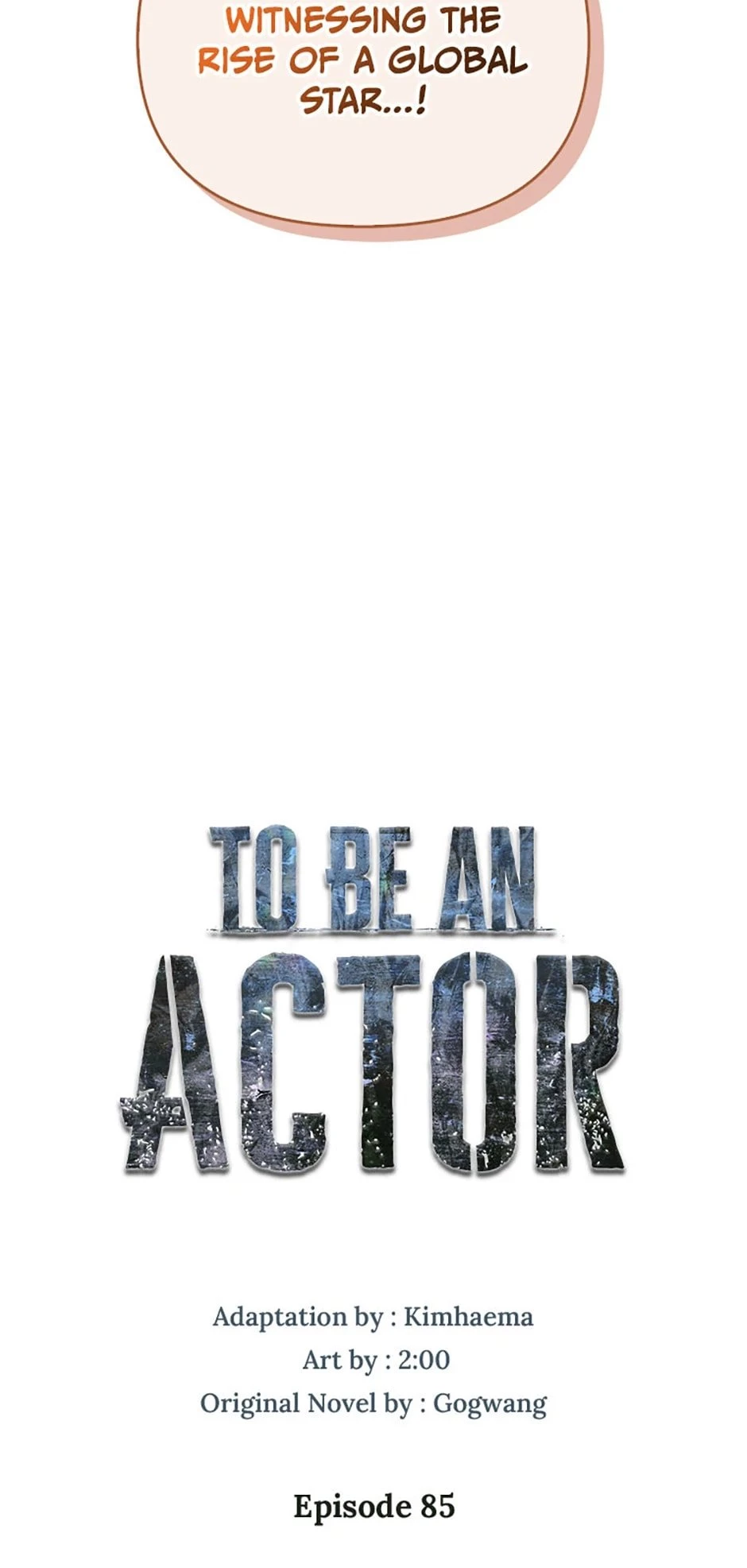 To Be an Actor Chapter 85 - 58