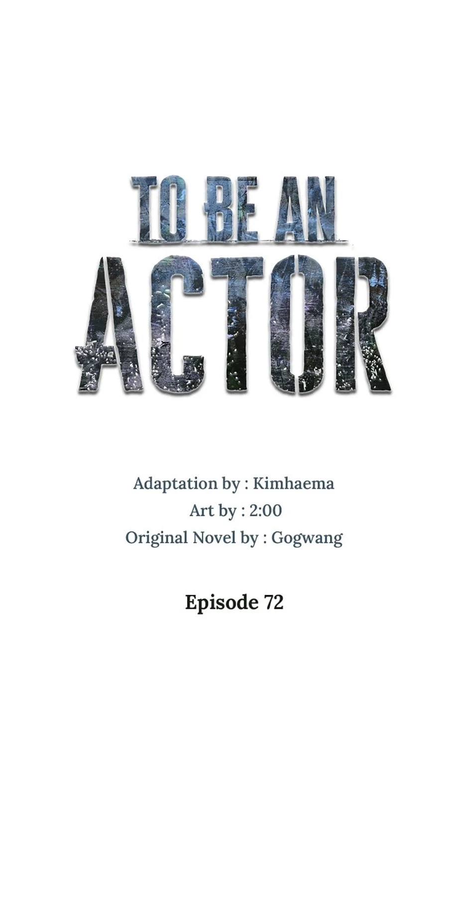 To Be an Actor Chapter 72 - 41