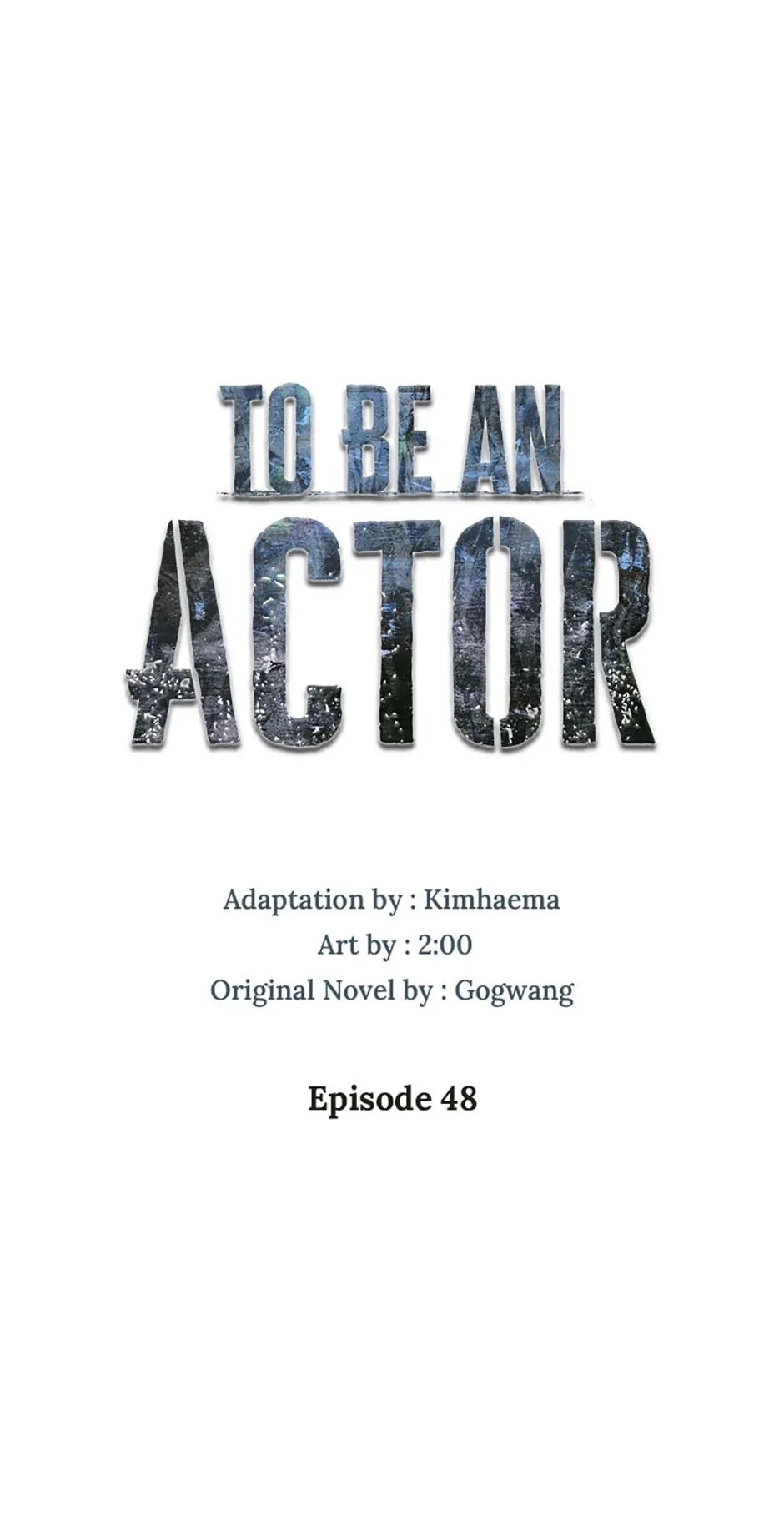 To Be an Actor Chapter 48 - 12
