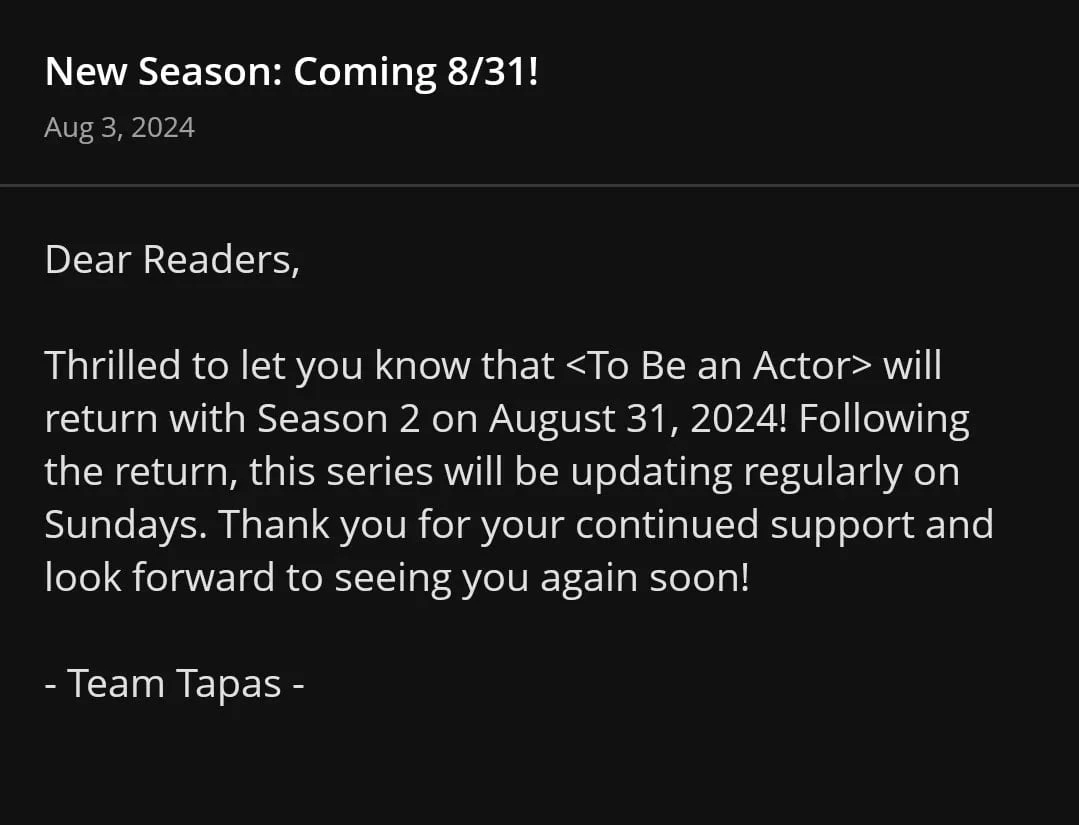 To Be an Actor Chapter 46.5 - 1