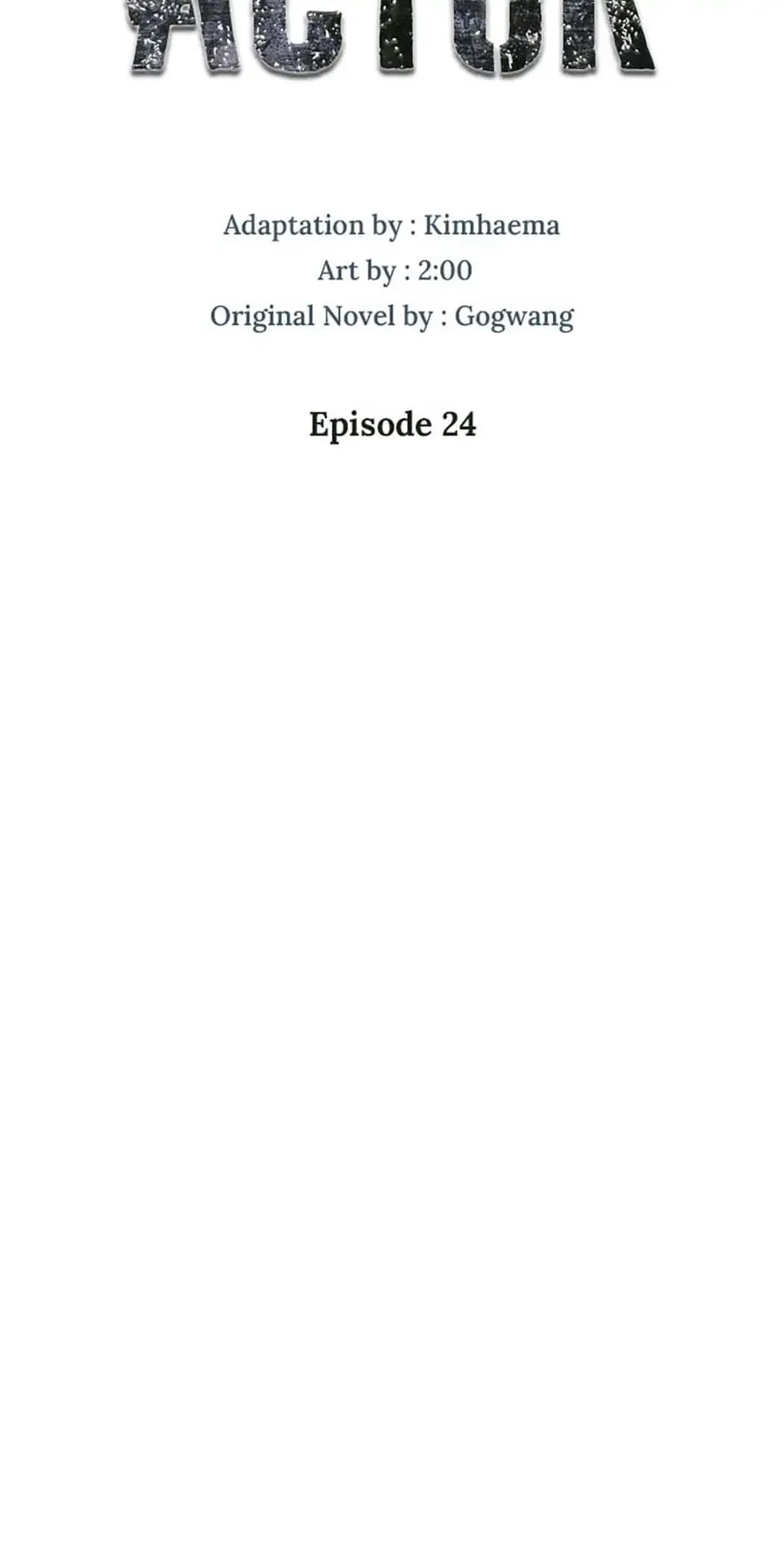 To Be an Actor Chapter 24 - 30