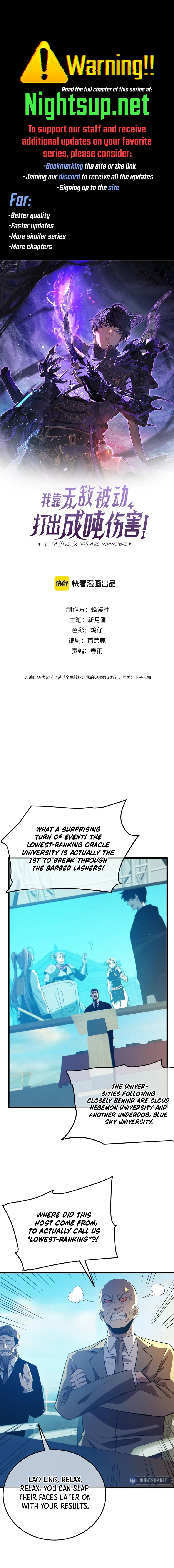 I Rely on My Invincibility to Deal Tons of Damage Passively! Chapter 90 - 1