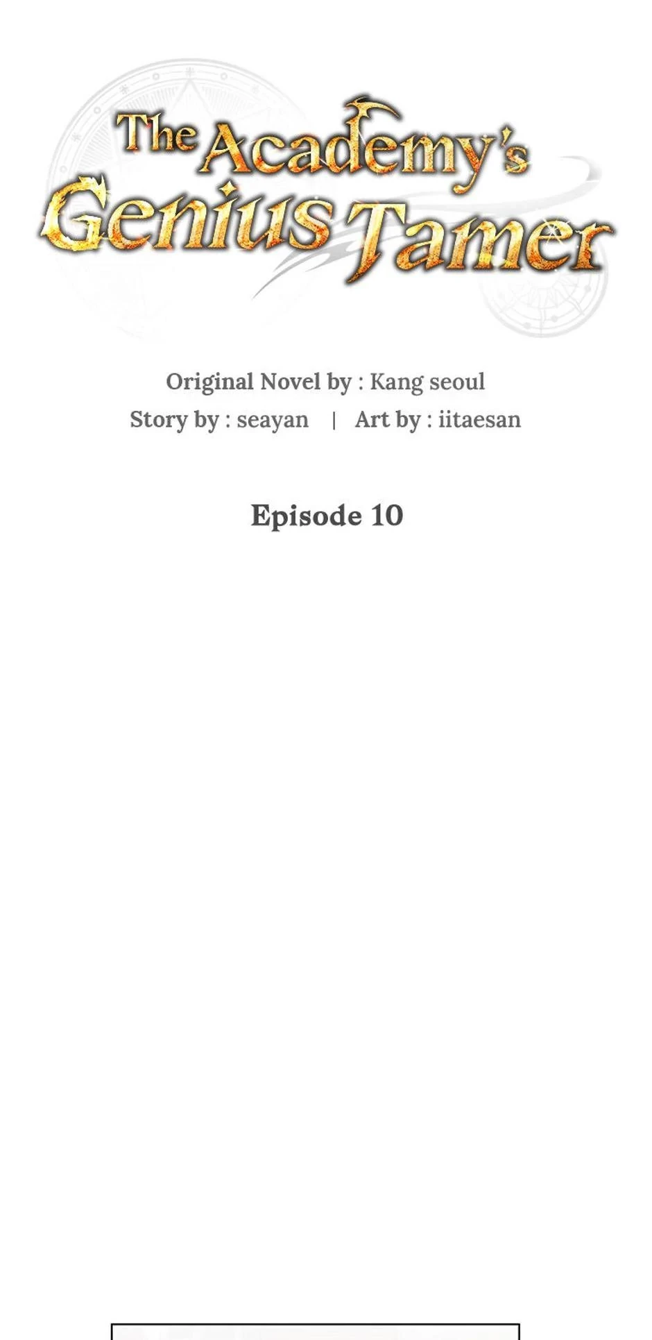 The Academy’s Genius Tamer Chapter 10 - 11