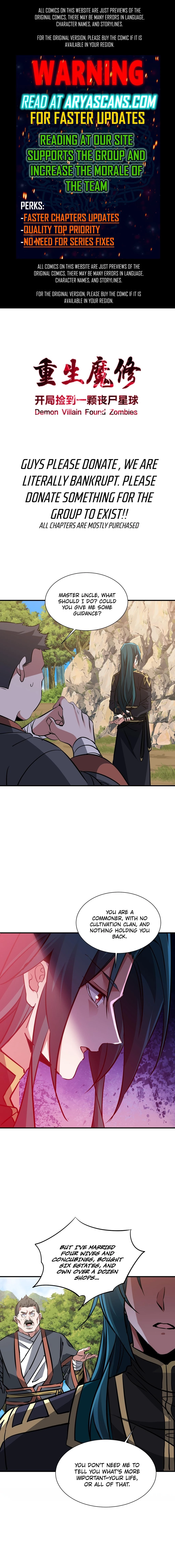 Reborn as a Demonic Cultivator: Starting with a Zombie Planet Chapter 44 - 1