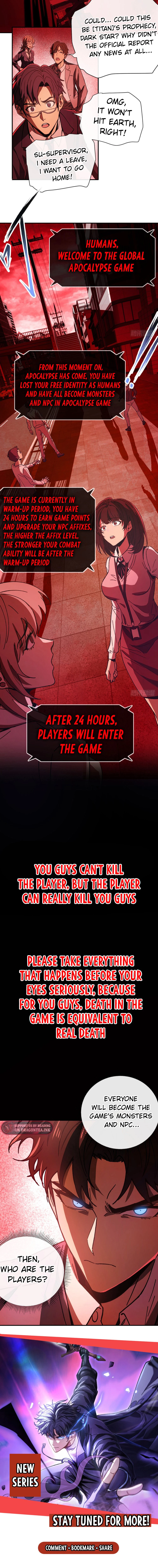 Player Elimination Plan! When Anomalies Descend Upon The Human World Chapter 0 - 4