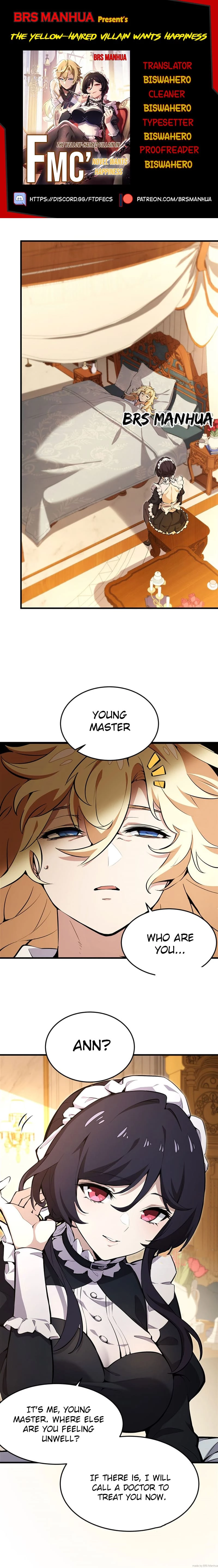 The Yellow-Haired Villain in the Female Main Character's Novel Wants Happiness Chapter 11 - 1
