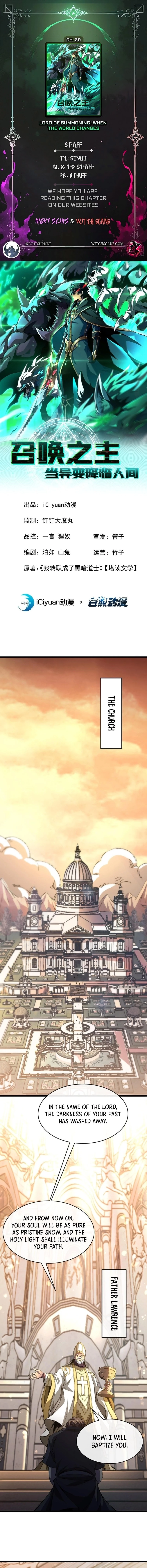 Lord of Summoning! When Anomalies Descend Upon The Human World Chapter 20 - 1