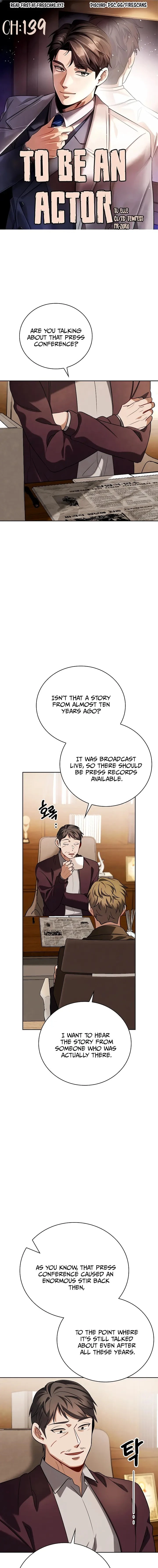 To Be an Actor Chapter 139 - 1