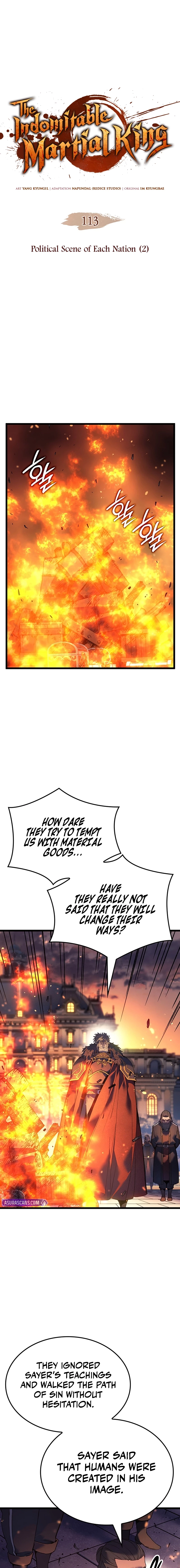 The Reincarnated King of Fists Chapter 113 - 1