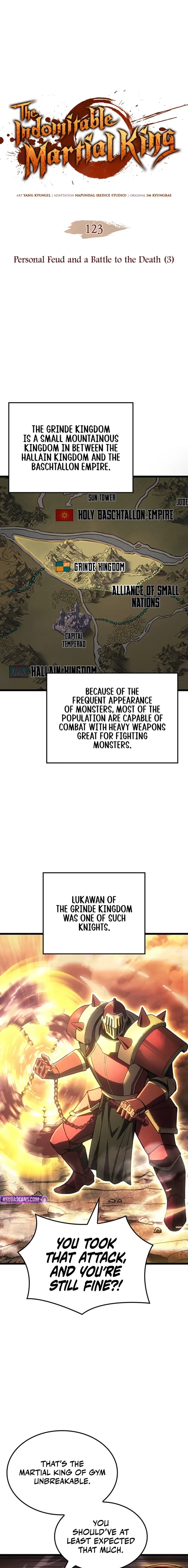 The Indomitable Martial King Chapter 123 - 1