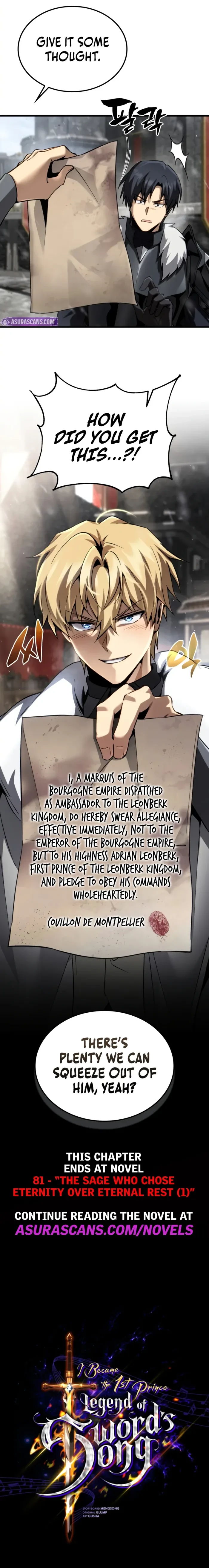 I Became the First Prince: Legend of Sword’s Song Chapter 56 - 21