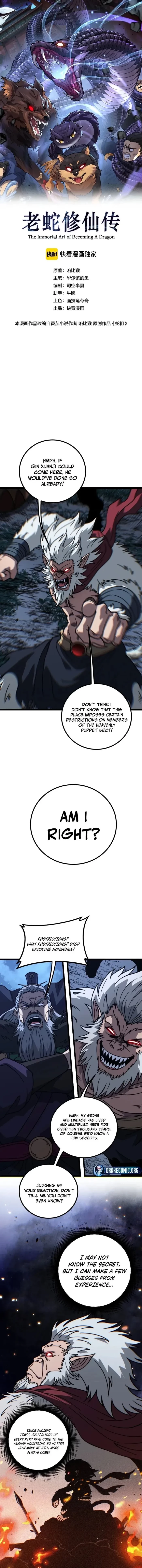  Snake Immortal: The Tale of a Snake's Cultivation to Immortality Chapter 108 - 1