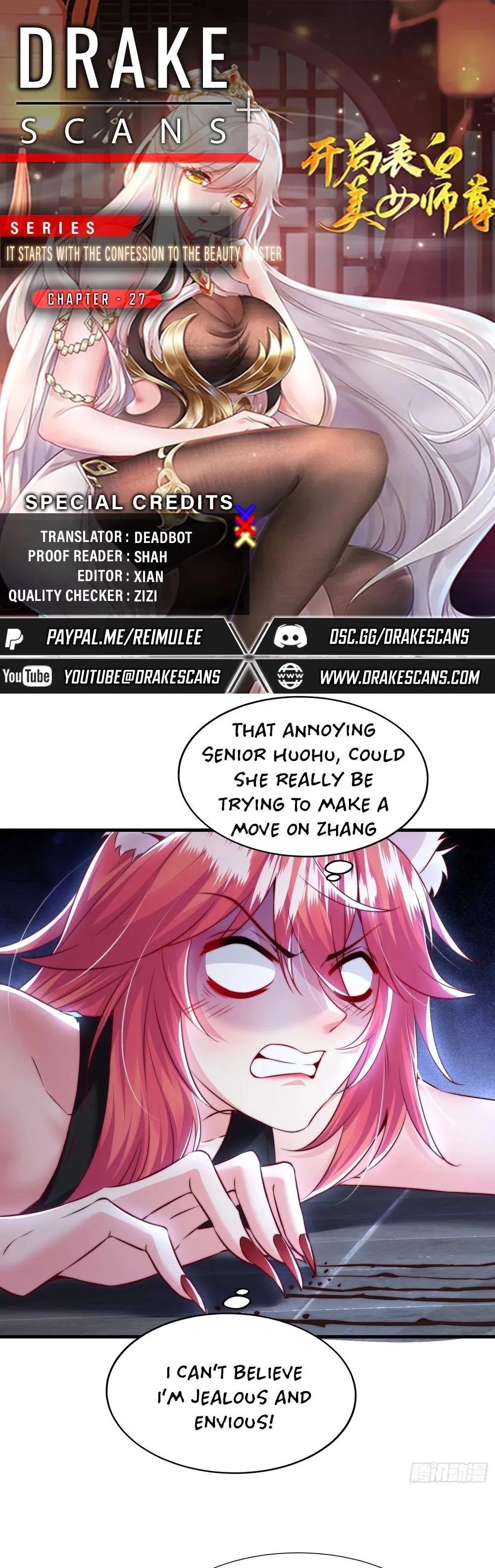 It Starts With The Confession To The Beauty Master Chapter 26 - 1