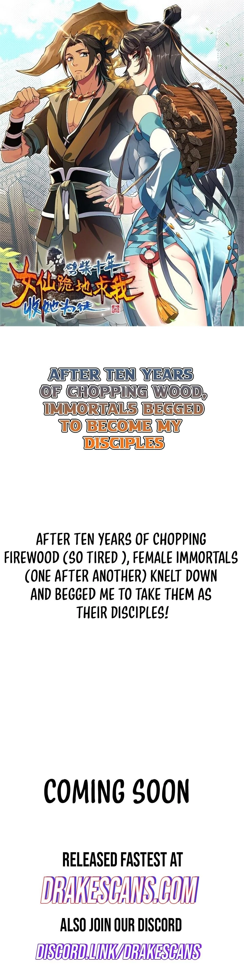 After Ten Years of Chopping Wood, Immortals Begged To Become My Disciples Chapter 0 - 1