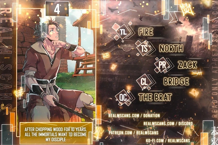 After Ten Years of Chopping Wood, Immortals Begged To Become My Disciples Chapter 4 - 1
