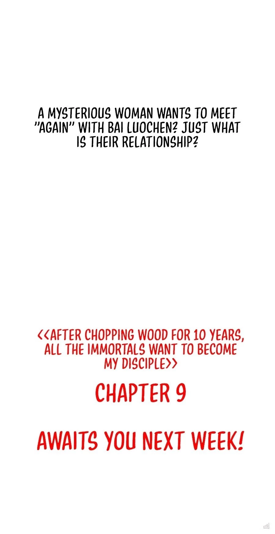 After Ten Years of Chopping Wood, Immortals Begged To Become My Disciples Chapter 8.5 - 11