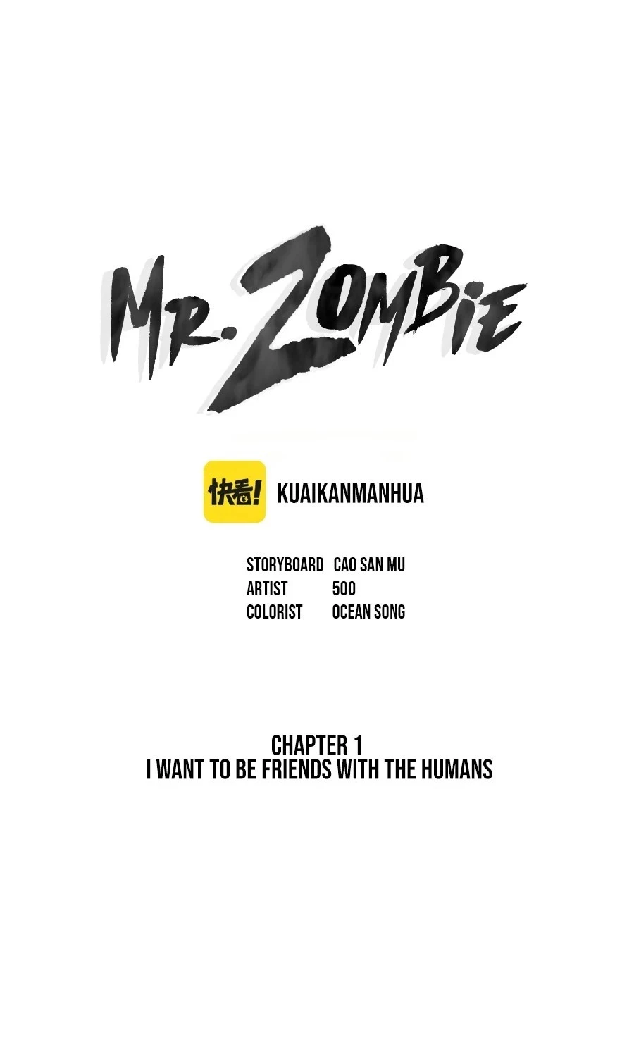 Mr. Zombie Chapter 1 - 2