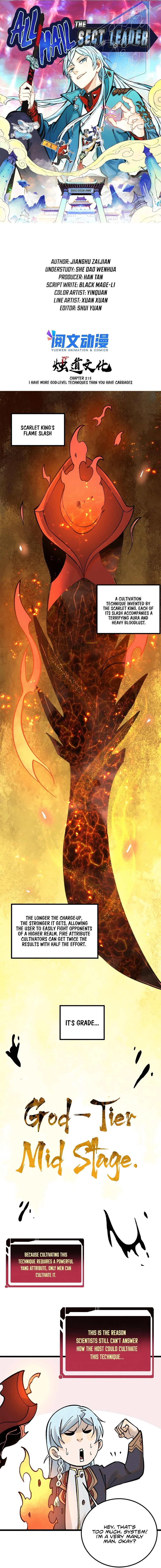 All Hail the Sect Leader Chapter 215 - 2