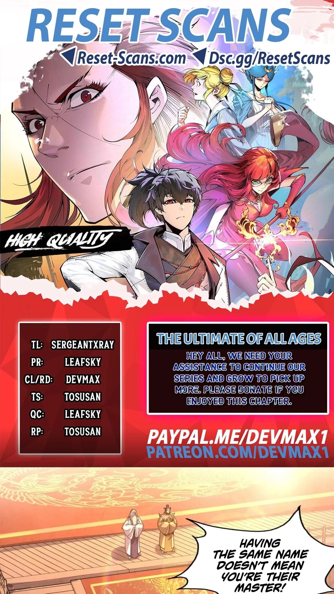 The Ultimate of All Ages Chapter 110 - 1