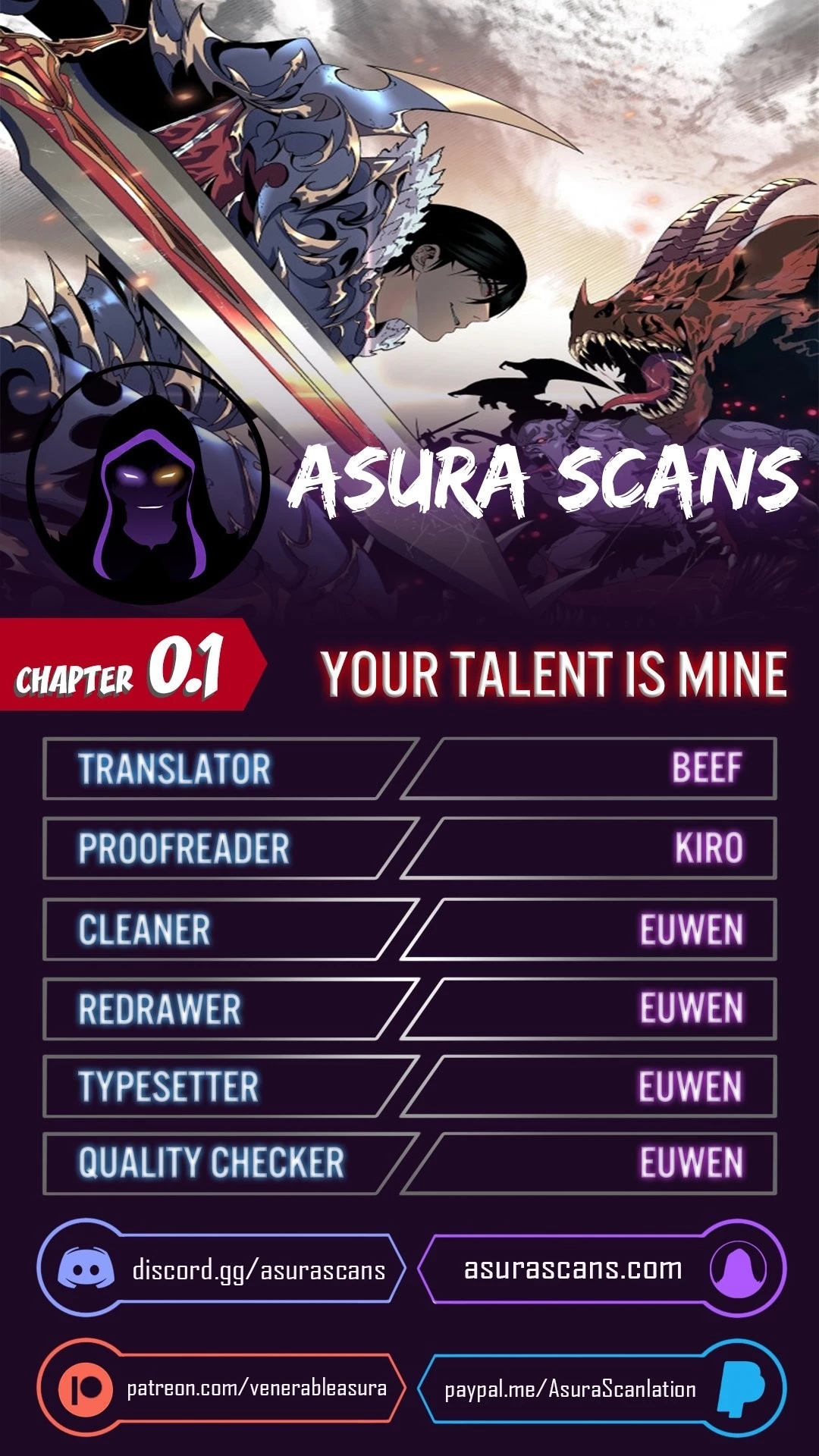 Your Talent is Mine Chapter 0.1 - 1