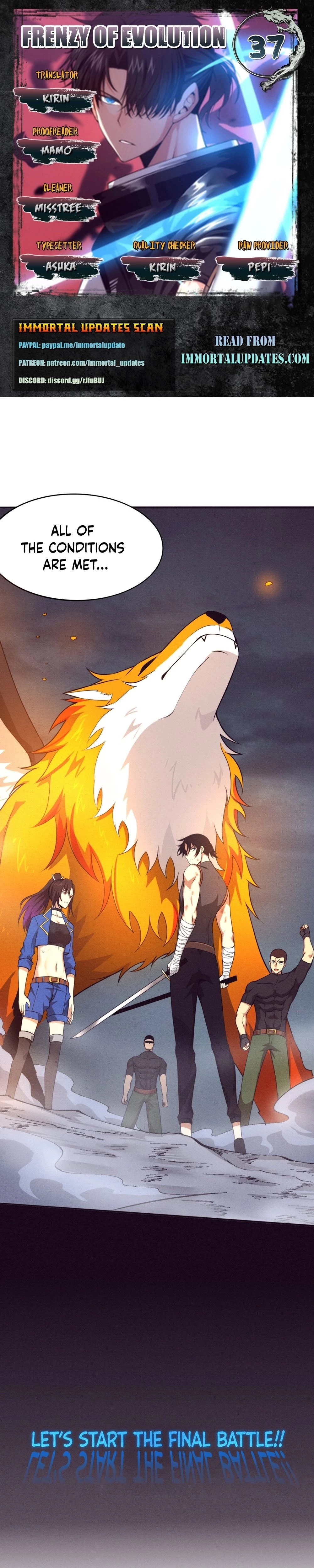 Evolution Frenzy Chapter 37 - 1