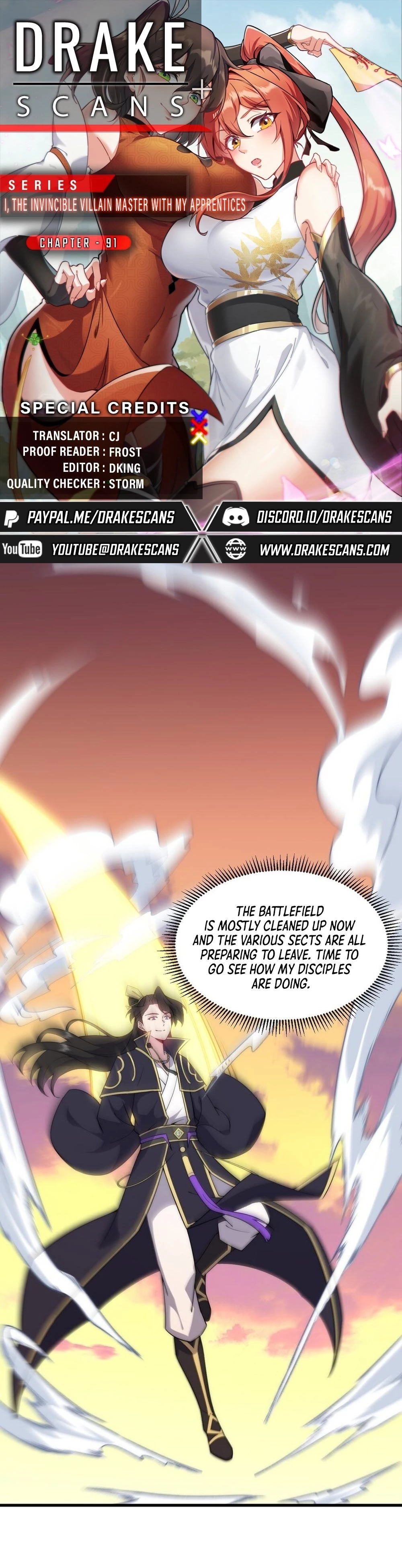 I, The Invincible Villain Master With My Apprentices Chapter 91 - 1