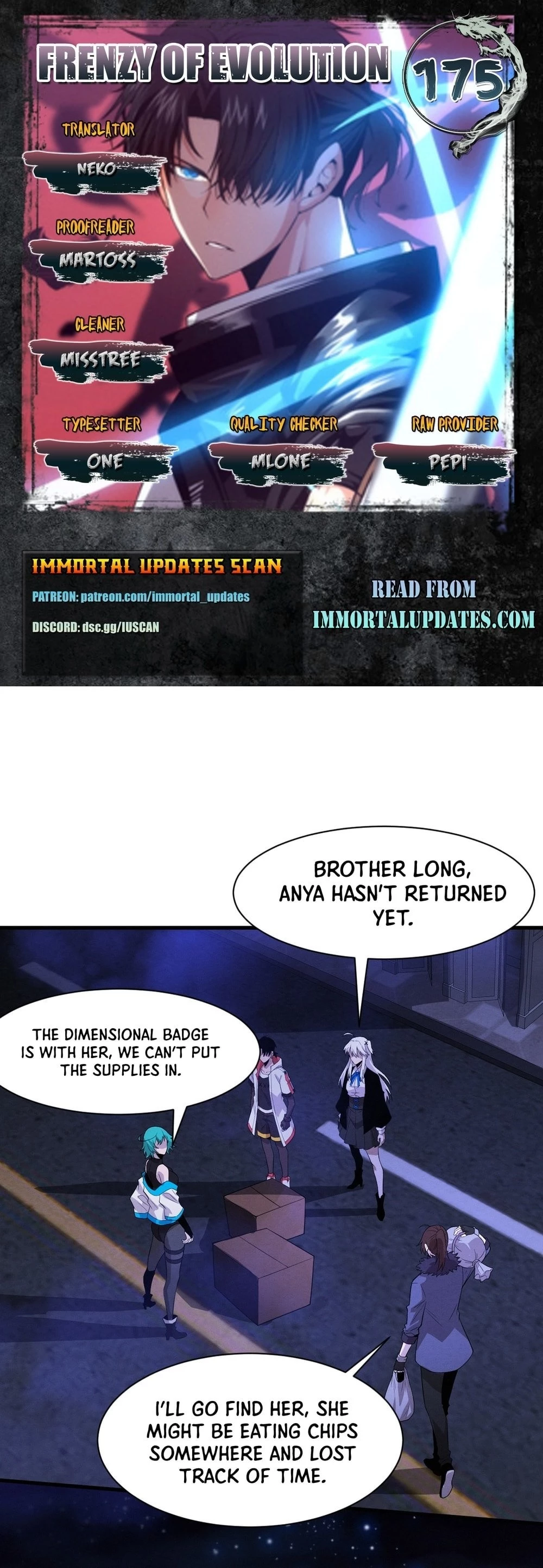 Evolution Frenzy Chapter 175 - 1