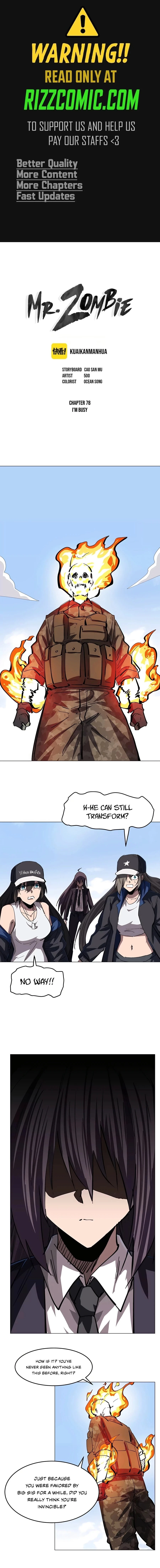 Mr. Zombie Chapter 78 - 1